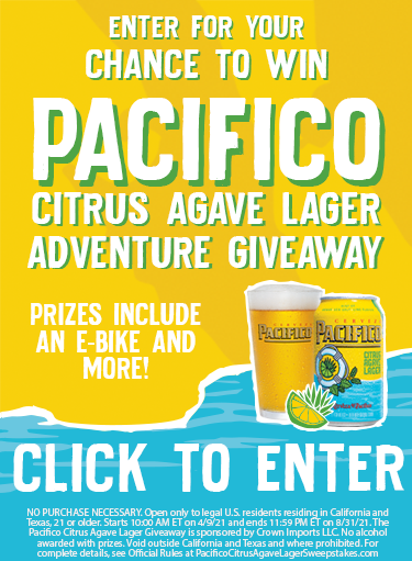 Pacifico Citrus Agave Lager Adventure Giveaway